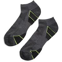 series-8 fitness charcoal gray men´s performance low cut socks 5-pack