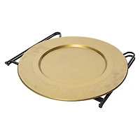 gold etched table 17in x 21in