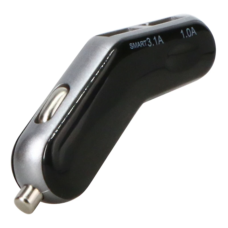 3.1 amp usb slim car charger - rose gold