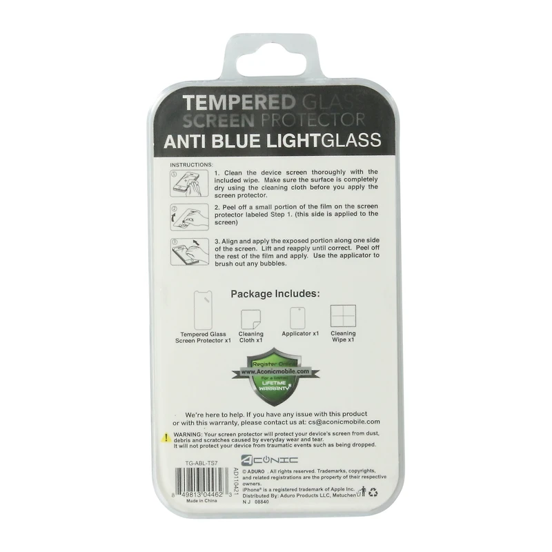 iPhone 13 Pro Max® / 12 Pro Max® tempered glass anti blue light screen protector
