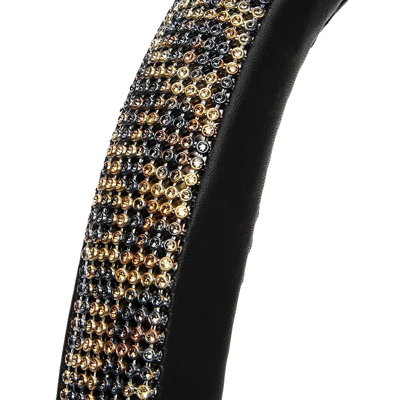 rhinestone crystal steering wheel cover 15in