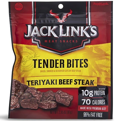 jack link's® tender bites teriyaki beef steak 2.85oz