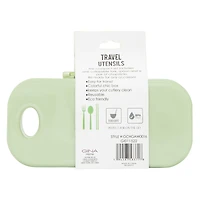 Travel Food Utensils Set With Case