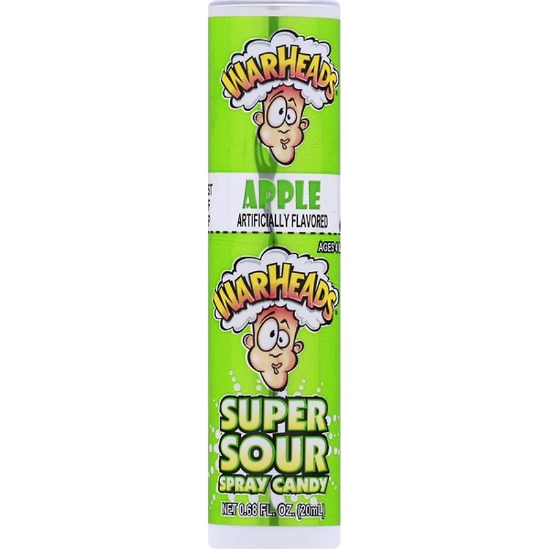 warheads® apple super sour spray candy 0.68oz