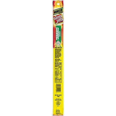 slim jim® monster size tabasco smoked snack stick 1.94oz