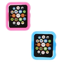 Hard Shell Rugged Case For Apple Watch® 42Mm 2-Pack - Pink & Blue