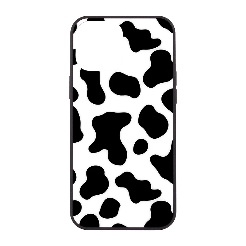 iPhone 12®/iPhone 12 Pro® tempered glass phone case - cow print