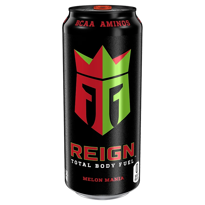 reign™ total body fuel energy drink with bcaa, melon mania 16oz