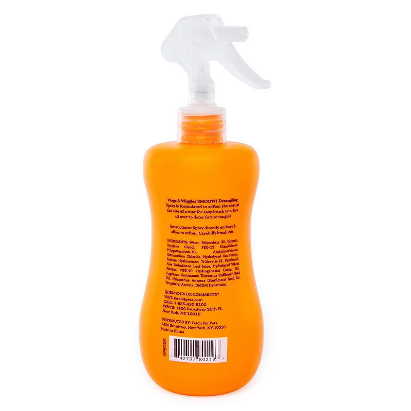 wags & wiggles smooth detangling spray for dogs 12oz