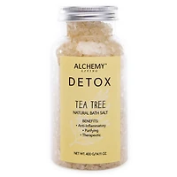 alchemy living™ detox tea tree natural bath salts 14.11oz