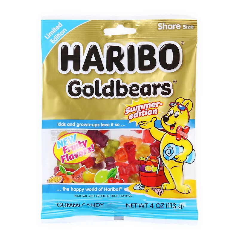 haribo® goldbears® summer edition gummi candy 4oz