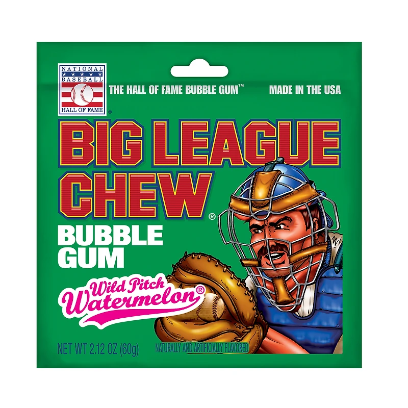 big league chew® bubble gum - wild pitch watermelon 2.12oz Five Below