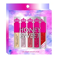 smoke & mirrors honey infused lip oil 5-piece set