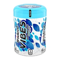 trident vibes® peppermint wave sugar-free gum - 40 pieces