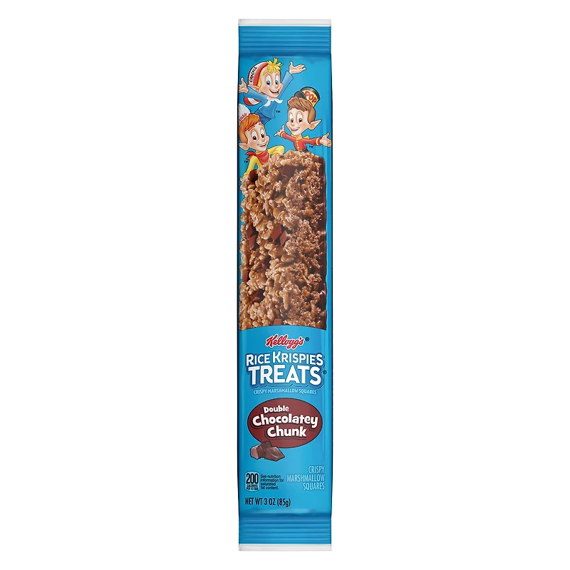 rice krispies treats® double chocolatey chunk crispy marshmallow squares 3oz