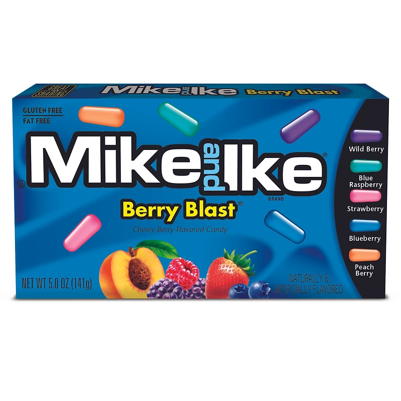 mike and ike® berry blast® chewy berry flavored candy 5oz