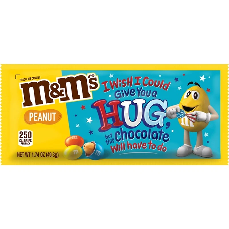 m&m's® peanut chocolate candies 1.74oz
