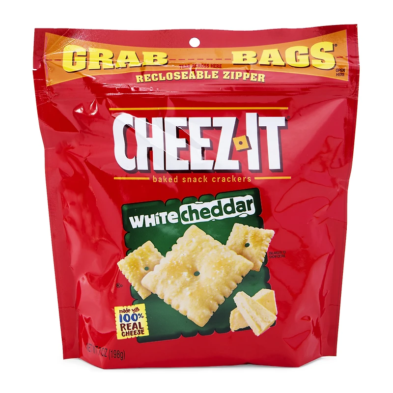 cheez-it® white cheddar baked snack crackers 7oz