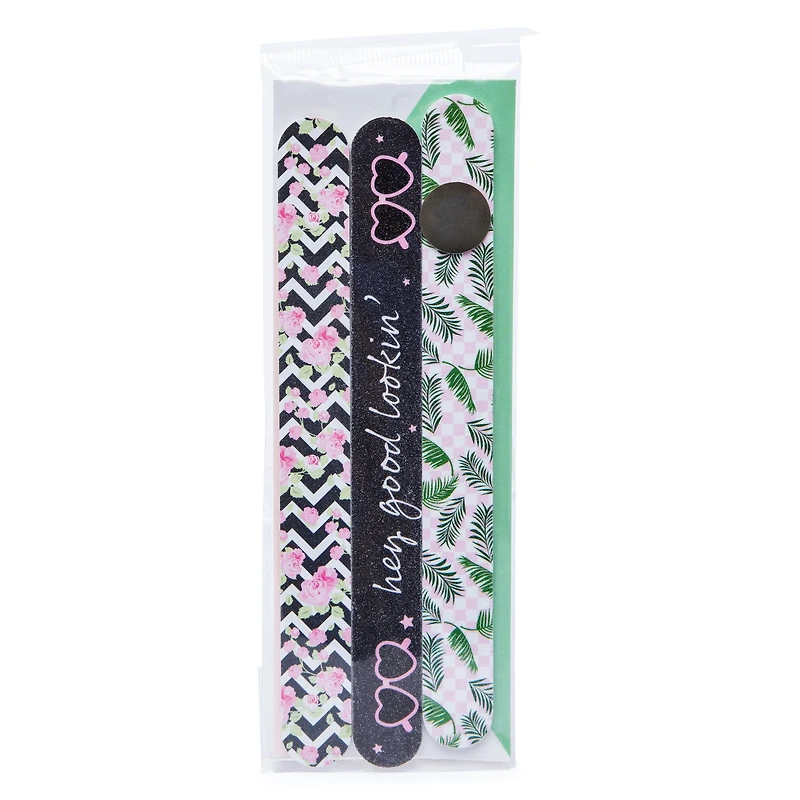 nail files 3-pack - tropical