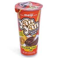 meiji® yan yan chocolate creme cracker sticks with dip 2oz