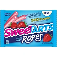 sweetarts® tangy strawberry soft & chewy ropes share pack 3.5oz