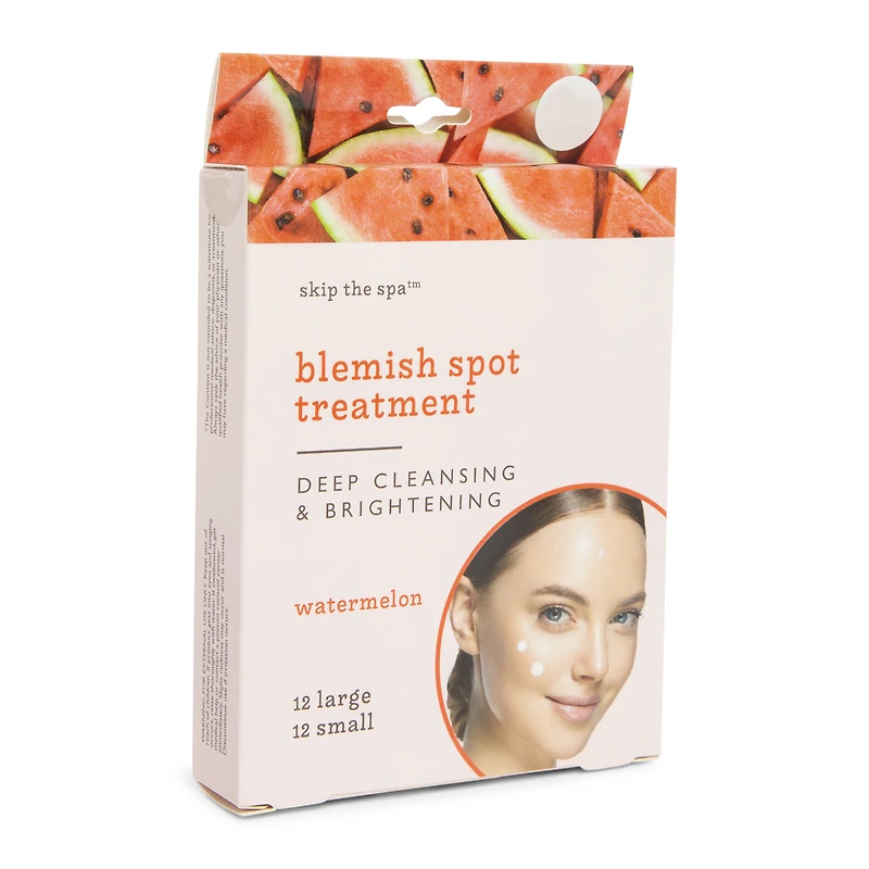 skip the spa™ watermelon blemish spot treatment stickers, 24-count