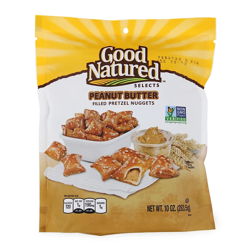 good natured™ peanut butter filled pretzel nuggets 10oz