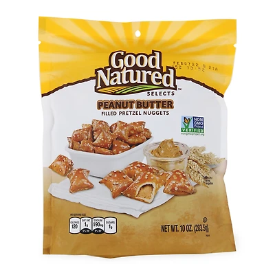 good natured™ peanut butter filled pretzel nuggets 10oz