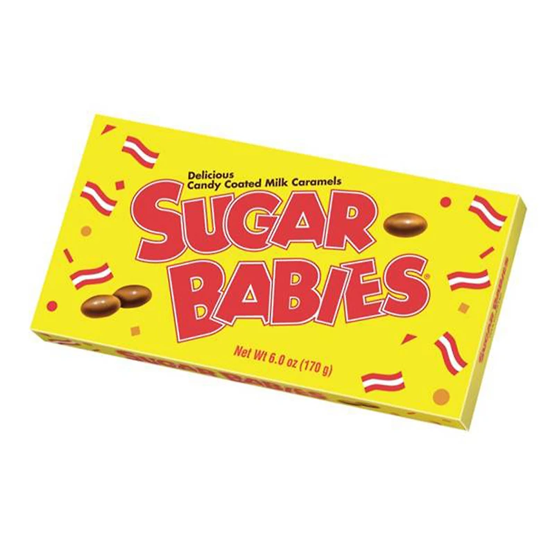 sugar babies® candy coated milk caramels theater box candy 6oz