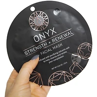 onyx strength + renewal sheet mask