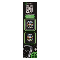 hard shell rugged case for Apple Watch® 42mm 2-pack - black & grey