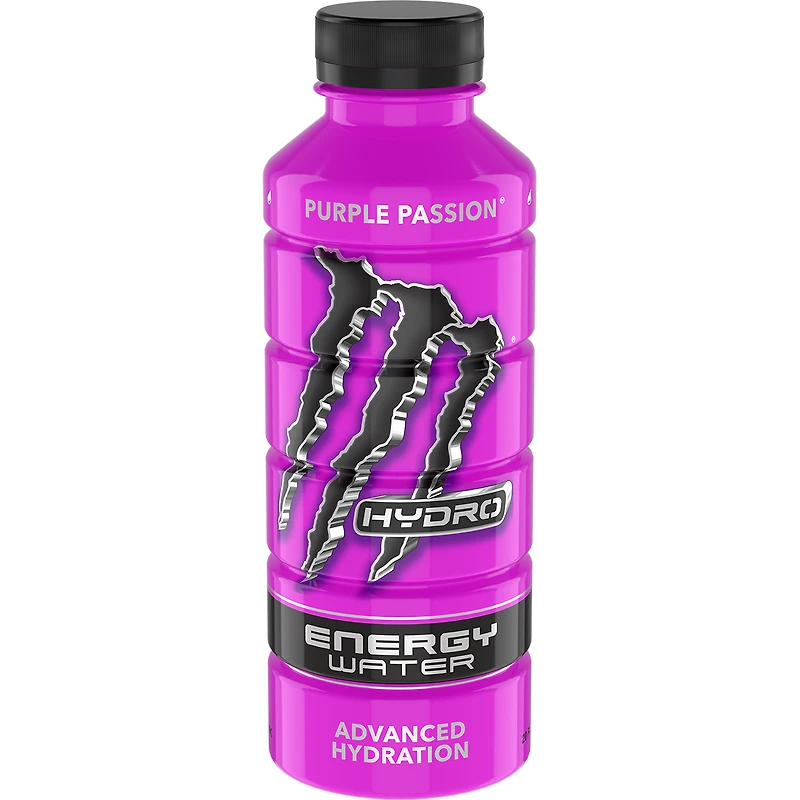 monster® purple passion® hydro energy water 20oz