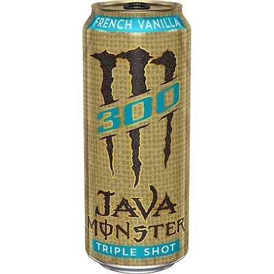 java monster® 300 triple shot french vanilla coffee + energy drink 15oz