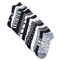 low-cut ankle socks 15-pack - prints & solids