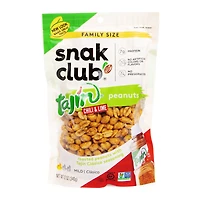 snak club® tajin® chili & lime peanuts 12oz
