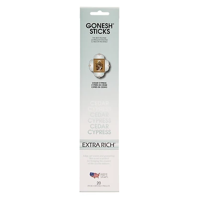 gonesh® cedar cypress incense sticks 20-pack