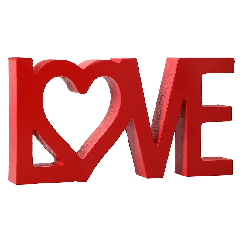 'love' tabletop word art 7.5in