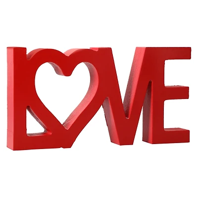 'love' tabletop word art 7.5in