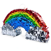 rainbow foil pinata 10in x 18.25in