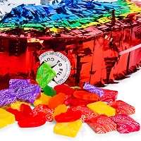 rainbow foil pinata 10in x 18.25in