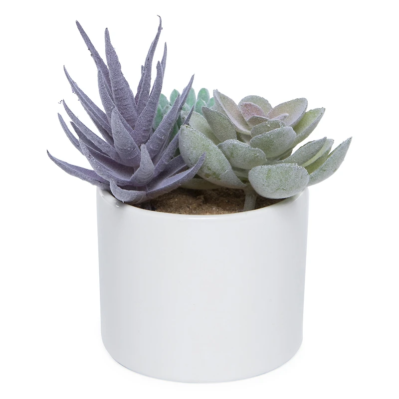 faux succulent garden pot 4in