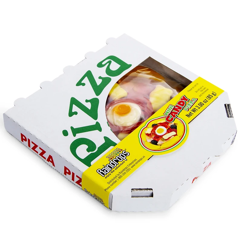 raindrops® mini gummi candy pizza 3oz