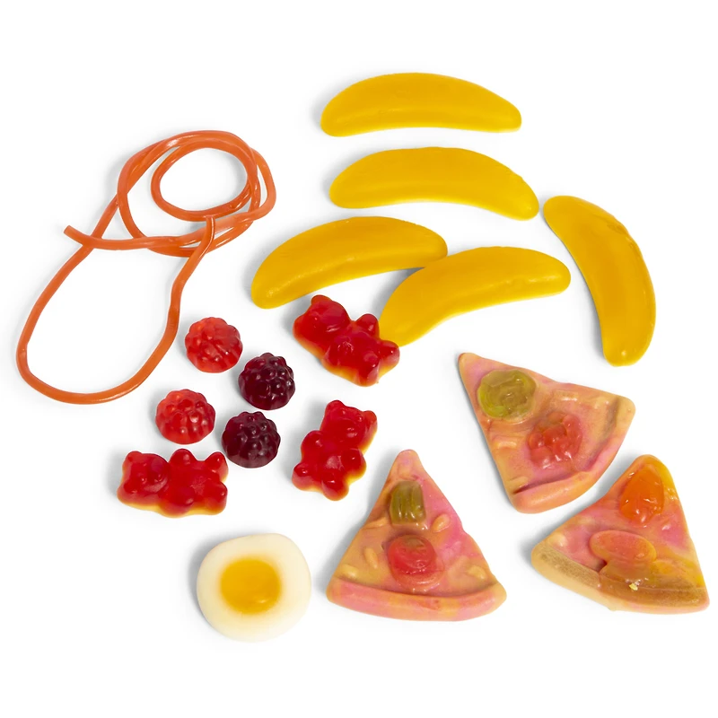 raindrops® mini gummi candy pizza 3oz