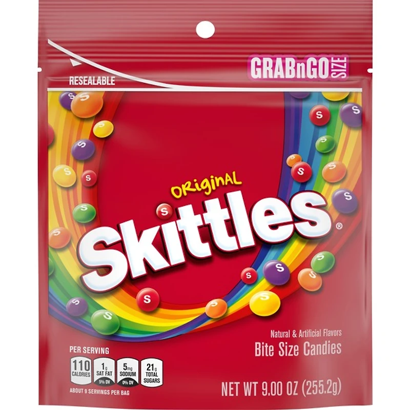 skittles® original grab n' go size 9oz