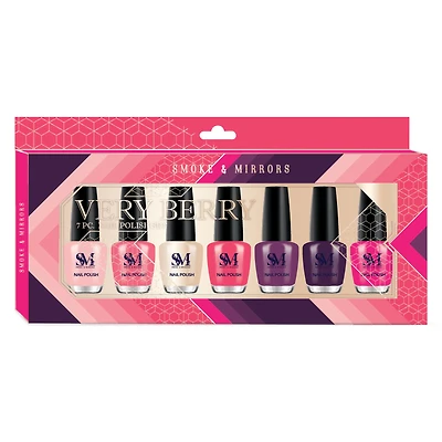 very berry nail polish 7-piece set