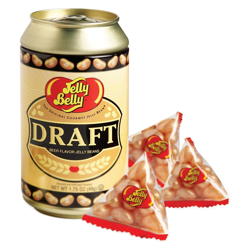 jelly belly® draft beer flavor jelly beans in a can 1.75oz