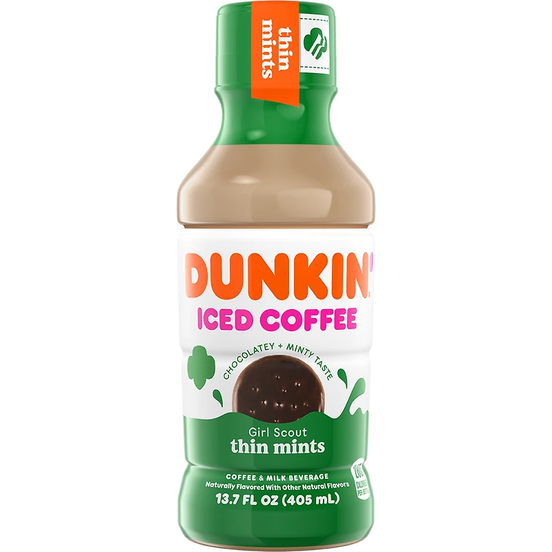 dunkin'® iced coffee girl scout thin mints 13.7oz