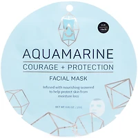 aquamarine courage + protection sheet mask