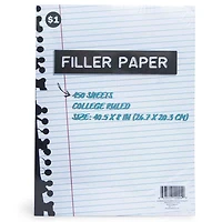 wide ruled filler paper 150 sheets
