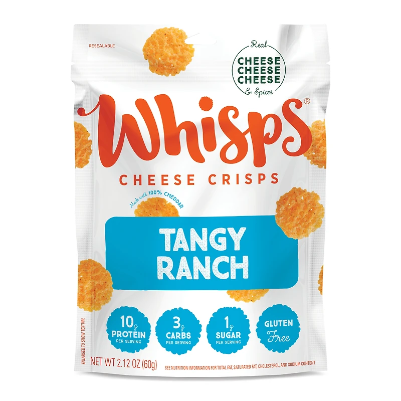 whisps® cheese crisps - tangy ranch 2.12oz